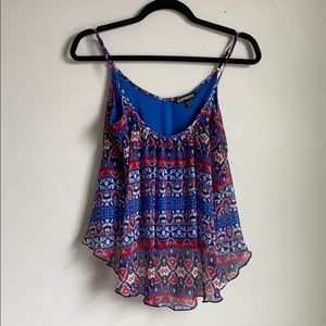 Express Blue/Multicolor Tanktop